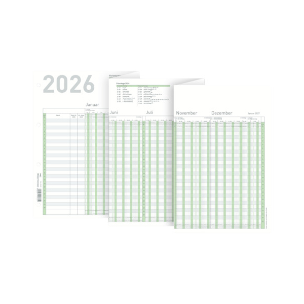 4002871996259 - Urlaubsplaner 2026 A4 gefalzt grün 4002871996259 RNK 4002871996259 - Urlaubsplaner 2026 A4 gefalzt grün 4002871996259 RNK