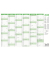 Tischkalender 2026 B4 quer grün