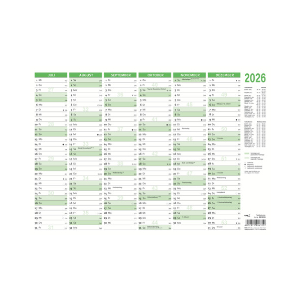 4002871996310 - Tafelkalender 2913 26  4002871996310 RNK