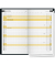 Taschenkalender 70-45 432 906, schwarz, 1 Monat / 2 Seiten, 8,7x15,3cm, 2026