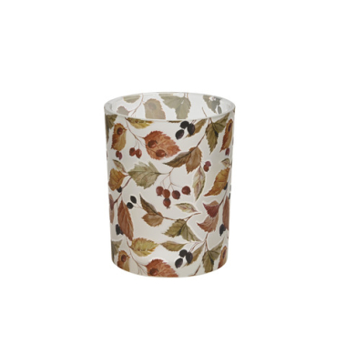 Windlicht 650134012998 Bl&auml;tter bunt 