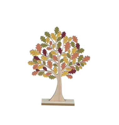 Dekofigur Baum bunt