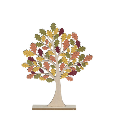 Dekofigur Baum bunt