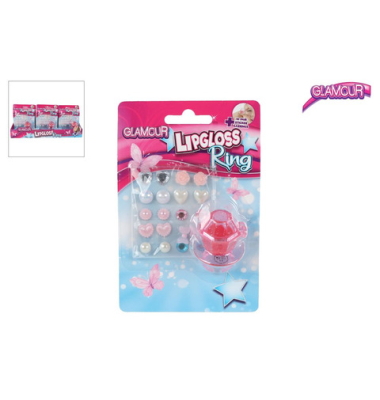Lip-Gloss Glamour Ring