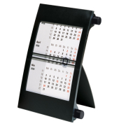 3-Monats-Kalender Tisch 2026 schwarz