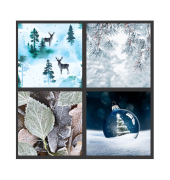 Weihn.Zelltuchserviette 33x33cm Xmas 1