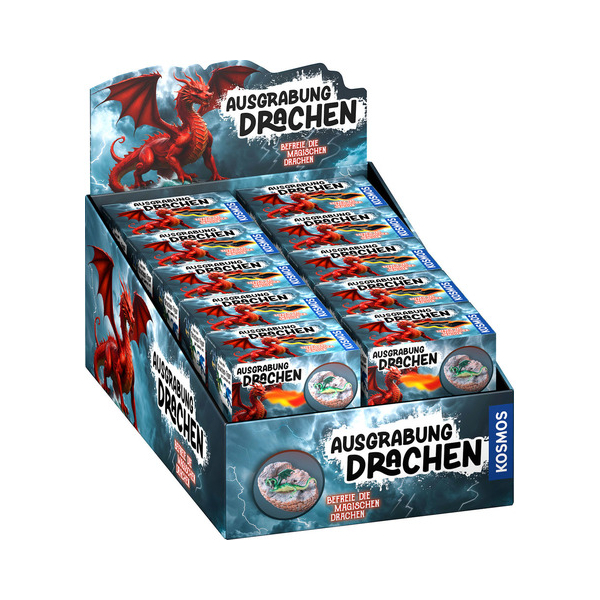 20 Stück Kosmos Ausgrabungs-Set Drachen sortiert 4002051601379 Kosmos