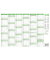 Tischkalender 2026 A4 quer grün