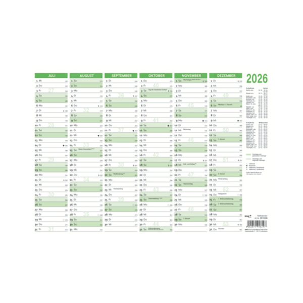 4002871996297 - Tafelkalender 2912 26  4002871996297 RNK