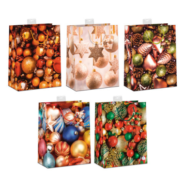 Geschenktasche 9975-2202-L, Kugeln, 320mm x 26cm