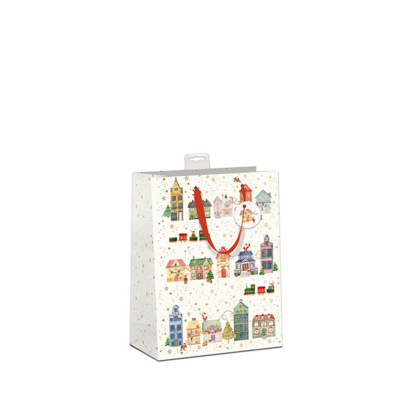 6 Stück SKORPION Geschenktasche 7522-2504-M, Häuser, 230mm x 180mm 4017703900359 SKORPION