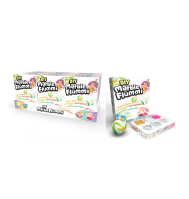 Bastelset DIY marble Flummi sortiert