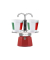 Espressokocher Mini Italia 0007309/MR, rot, 230 Watt, 2 Tassen
