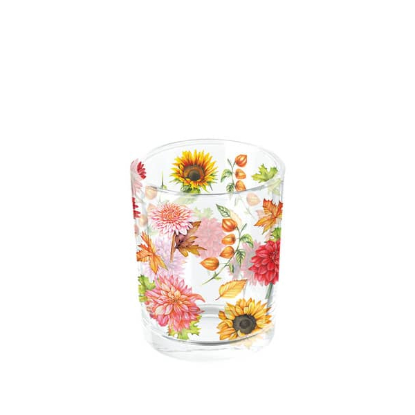 Ambiente Teelichthalter 17319770 Herbstblüte bunt 5,5x6,6cm  8712159203110 Ambiente