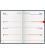 Taschenkalender 70-11 002 906, schwarz, 1 Woche / 2 Seiten, 7,2x11,2cm (A7), 2026