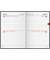 Taschenkalender 70-16 212 906, schwarz, 2 Tage / 1 Seite, 7,5x11,2cm (A7), 2026