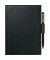 Taschenkalender 70-18 103 906, schwarz, 1 Woche / 2 Seiten, 