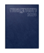 Buchkalender 70-27 042 386, dunkelblau, 1 Woche / 2 Seiten, 18,3x24cm, 2026