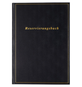 Reservierungsbuch 70-27 403 906, schwarz, 1 Tag / 1 Seite, 21x29,7cm (A4)