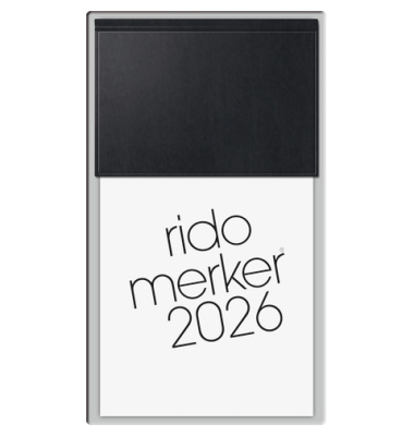 Tagesblock 2026 schwarz