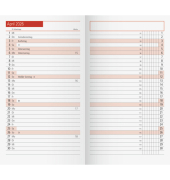 Nachfüllung Taschenkalender 2026