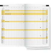 Nachfüllung Taschenkalender 2026