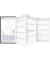 Taschenkalender 660065, Leporello, schwarz, 1 Monat / 1 Seite, 9,5x16cm (A6), 2027