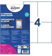 13 AVERY Zweckform XL Karton Namensschilder 14,8 x 10,5 cm