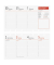 Kalendereinlage Taschenkalender 2026