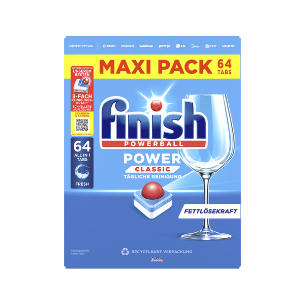 4251758437792 - Geschirrspültabs Power Classic 64ST 4251758437792 64 Stück 4251758437792 - Geschirrspültabs Power Classic 64ST 4251758437792 64 Stück