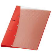 Präsentationsringbuch 1141420, A4 Kunststoff rot