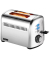 2er Retro Toaster silber