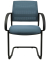 2 Topstar Besucherstühle AIRWORK MEETING 20.1 BB400BMT6CX6 petrol Stoff