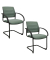 2 Topstar Besucherstühle AIRWORK MEETING 20.1 BB400BMT5CX5 mint Stoff