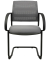 2 Topstar Besucherstühle AIRWORK MEETING 20.1 BB400BMT3CX3 grau Stoff