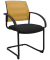 2 Topstar Besucherstühle AIRWORK MEETING 20 BB400BMT0CX9 ocker, schwarz Stoff