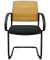 2 Topstar Besucherstühle AIRWORK MEETING 20 BB400BMT0CX9 ocker, schwarz Stoff