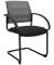 2 Topstar Besucherstühle AIRWORK MEETING 20 BB400BMT0CX3 grau, schwarz Stoff
