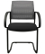 2 Topstar Besucherstühle AIRWORK MEETING 20 BB400BMT0CX3 grau, schwarz Stoff