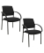 2 Topstar Besucherstühle AIRWORK MEETING 10 BB200BMT0CX0 schwarz Stoff