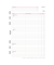 Kalendereinlage 50576, Wochenplan, 1 Woche / 2 Seiten,  (A5), 2026
