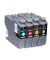 Druckerpatrone LC3217VAL (LC-3217VAL), schwarz/cyan/magenta/gelb, ca. 4x 550 Seiten