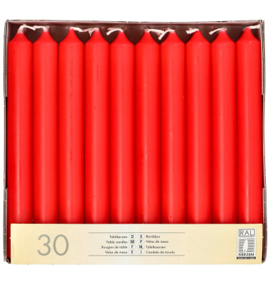 Kerzen 13700 rot 