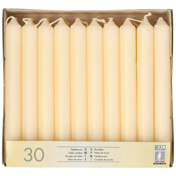 4002911137062 - Tafelkerzen creme Größe 215 x 196 cm 1 Packung = 30 Stück 4002911137062 - Tafelkerzen creme Größe 215 x 196 cm 1 Packung = 30 Stück