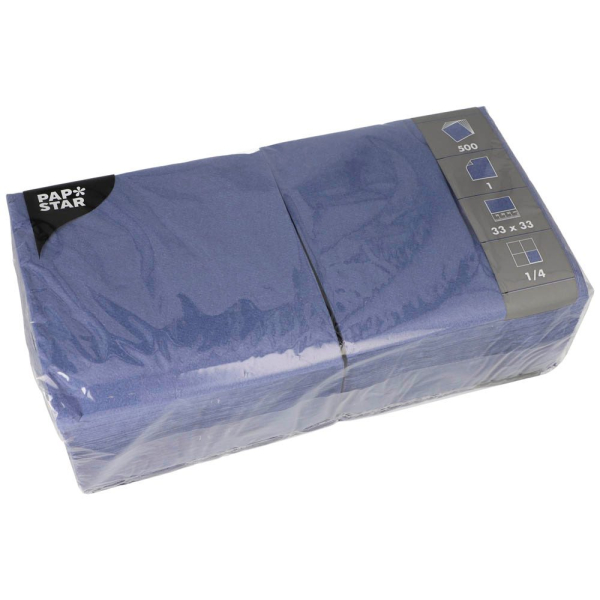 4002911829035 - Servietten dunkelblau 1-lagig 330 x 333 cm 4002911829035 500 Stück 4002911829035 - Servietten dunkelblau 1-lagig 330 x 333 cm 4002911829035 500 Stück