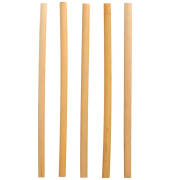 100 PAPSTAR Strohhalme pure braun