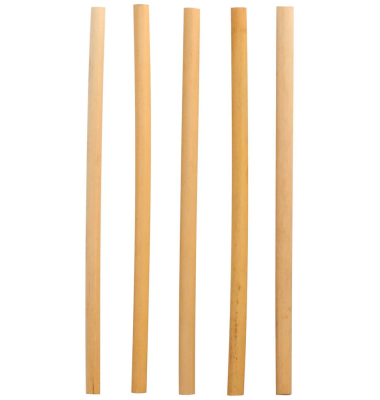 100 PAPSTAR Strohhalme pure braun