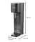 Wassersprudler Joy Eco schwarz