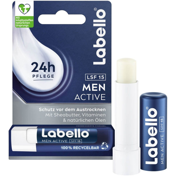 4005900980052 - MEN ACTIVE LSF 15 Lippenpflege 48 g 4005900980052 5 Gramm 4005900980052 - MEN ACTIVE LSF 15 Lippenpflege 48 g 4005900980052 5 Gramm