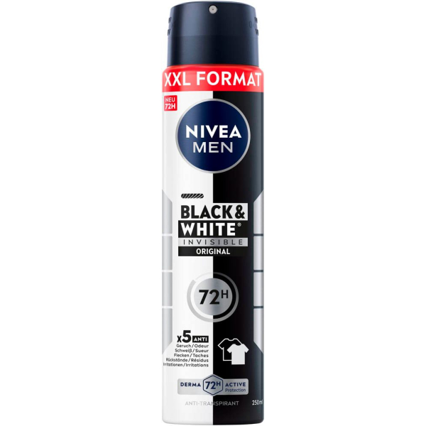 4006000050409 - BLACK & WHITE INVISIBLE ORIGINAL Deo-Spray 2500 ml 4006000050409 250 Milliliter 4006000050409 - BLACK & WHITE INVISIBLE ORIGINAL Deo-Spray 2500 ml 4006000050409 250 Milliliter